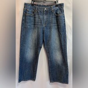 Lucky‎ Brand Men's Jeans Size 36 Blue Short Inseam 29 Straight Leg Casual Denim